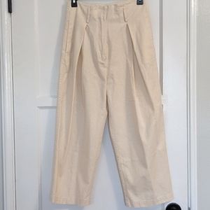 St. Agni Cavolo Linen Pants in Antique White